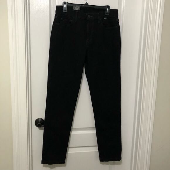 Hurley Men's Jeans Size 30 Black Denim Stretch Straight Flat Fronts Slim Fit - Picture 4 of 9